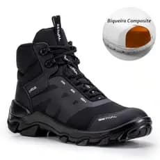 Bota de Segurança Future All Black Hybrid Estival - Brinde Palmilha PU - Preto Composite CA 47901
