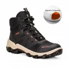 Bota de Segurança Hybrid Future Black Estival - Brinde Palmilha PU - Composite CA 47901