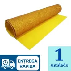 Folha Eva Dourado Glitter 40x48cm