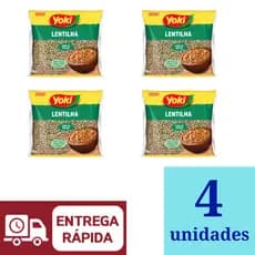 Lentilha Yoki 400g Kit 4