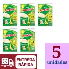 Arrozina Tradicional Maizena Vitaminada 180g Kit 5