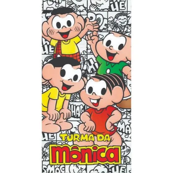 kit de 10 a 40 toalhinhas de mão lavabo escolar personagens infantil desenho criança turma da monica