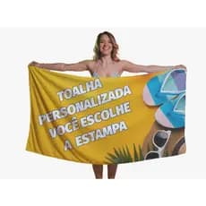 Toalha Personalizada C/ Sua Imagem Ou Foto - Praia Piscina Banho - dia dos pais - presente - Aniversário
