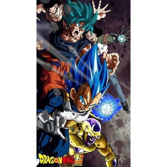 TOALHA PRAIA BANHO PISCINA - DRAGON BALL SUPER - DRAGON BALL Z