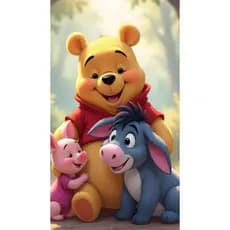 TOALHA BANHO PRAIA PISCINA - URSINHO POOH - MENINA MENINO