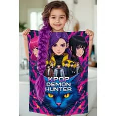Kit 10 15 20 30 40 Toalhinhas De Mão Lavabo Aniversário Lembrancinha Presente GUERREIRAS DO KPOP