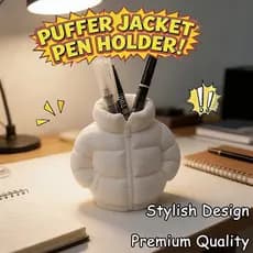 Influencer Impressão 3D Jaqueta Caneta Titular Criativo Desktop Armazenamento Ornamentos Decoração Para Casa Presentes