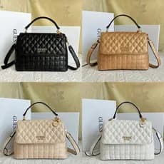 Bolsa Flip Elegante Média Gues Crossbody De Ombro Camada Superior Couro , Melhor Escolha Para Meninas , Moderna