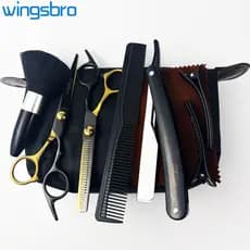 Wingsbro Tesoura De Corte De Cabelo De 6.7 Polegadas Kit De Tesouras Conjunto Barbeiro Profissional , De Salão De Cabele