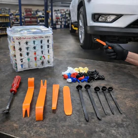 Kit 925 Peças Grampos Automotivos Universais