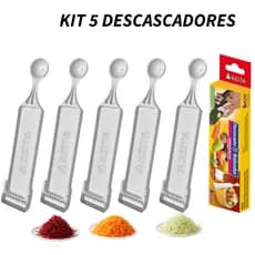 Descascador e Boleador Keita – Kit 5 Peças Para Legumes e Frutas