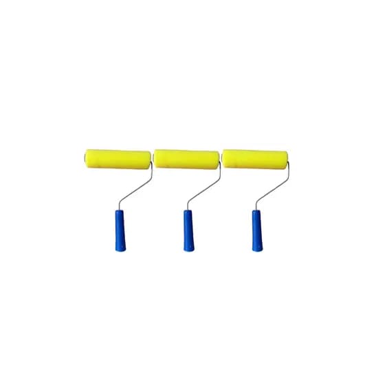 Rolos De Espuma 15cm Poliéster Conjunto 3 Peças