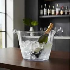 Balde De Gelo Agraplast 7 Litros Transparente E Resistente