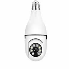 Câmera de Segurança Bocal de Lâmpada WiFi 360° Fácil Instalação Sem Fio Full HD App e Visão Noturna