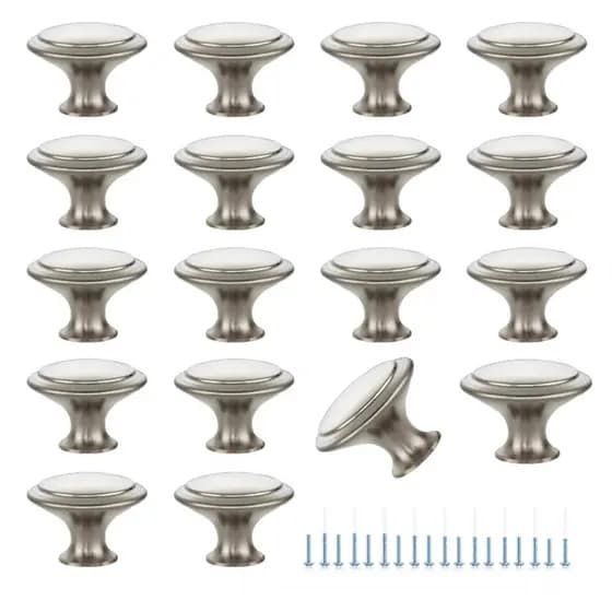Kit 20 Puxadores Para Gavetas E Armário Cozinha