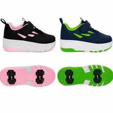 Tênis Infantil 2 Rodinha Skate Menino Menina Promoção