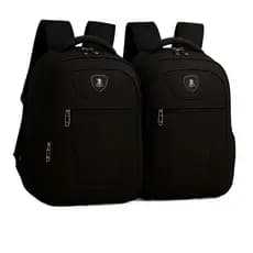 Kit 2 Mochila Masculina Impermeável Alça Forte Reforçada lisas
