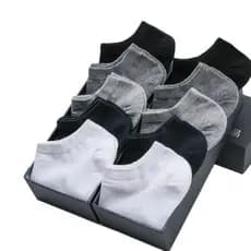 Kit 12 Pares Meias Soquetes de Meia Algodão Unisex lisa