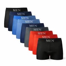 Kit 10 Unidades de Cueca Boxer Masculino Sem Costura Premiumm