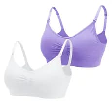 Kit 2 Top Sutiã Com Alça E Fecho Ajustável Leve