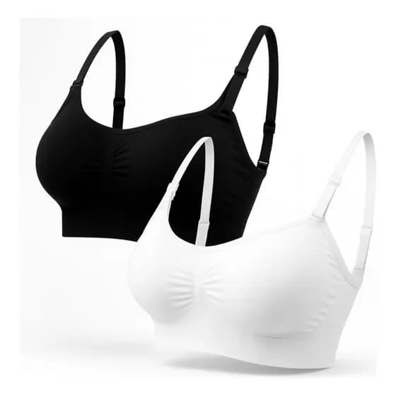 Kit 2 Top Sutiã Sensual Com Alça E Fecho Ajustável Premium super confortável