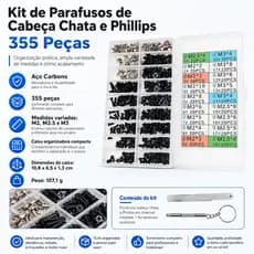 Kit 350 Mini Parafusos Para Notebook e Eletrônicos Reposição Com Pinça E+