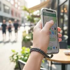 Cordinha de Pulso Anti Furto para Celular Seguro e Anti Perda