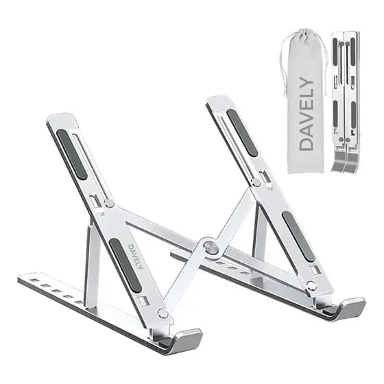Base Plástica Suporte Para PC Notebook Portátil Articulado Dobrável Tablet Laptop Mesa