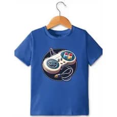 Camiseta Infantil Masculino Menino Verão Vários Modelos e Cores Controle Game