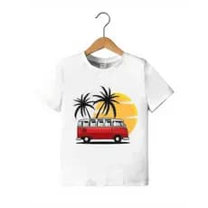 Camiseta Infantil Masculino Menino Verão Vários Modelos e Cores Kombi Paisagem