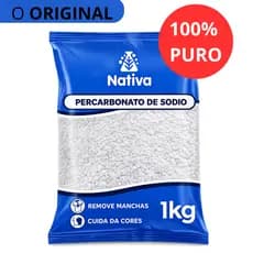 Percarbonato de Sódio 100% Puro - Tira Manchas Premium Roupas Brancas e Coloridas