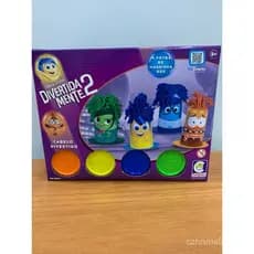 Brinquedo Massinha Divertidamente - Massinha Cabelo Divertido - Disney Pixar - Massinha Infantil