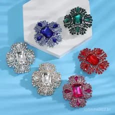 Luxo Exagerado Cruz Broche Pino Para Mulheres Homens Requintado Clássico Festa Banquete Emblemas