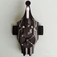 Lançador do Homem-Aranha Hub elétrico automático Seda de aranha genuíno tecnologia preto corda de brinquedo pulso B