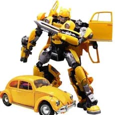 Modelo de Transformers Optimus Prime Bumblebee Brinquedo Robô Carro KCW8