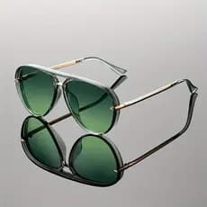 Chic Oversized Square Fashion Sunglasses for Women & Men - Metal Hinge, Jelly Frame - Perfect for Cycling & Sports&*&-&*