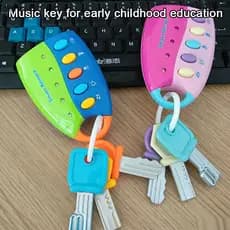 [Chaveiro De Controle Remoto Para Bebês Musical Carros Chave De Brinquedo Chanin Light Play Education Keychain COD
