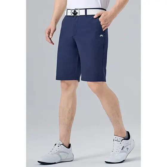 【J.LINDEBERG】 Shorts de golfe masculino respirável de secagem rápida calças de bola calças masculinas de golfe calças co