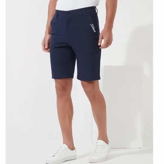 Shorts de golfe masculino respirável de secagem rápida fino calças masculinas de golfe elástico Anti-rugas não-ferro cal