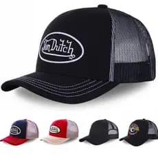 VON Boné De Beisebol Carta De Proteção Solar Bordado De Malha DUTCH Truck Driver Hat