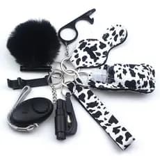 Conjunto Completo De Chaveiro De Segurança Feminino Para