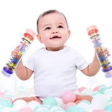 Pau De Chuva Com 40cm Musicalização Infantil Desenvolvimento Sensorial De Musicais Som