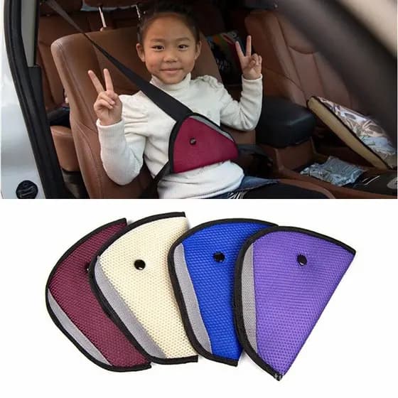 Assento de Segurança Infantil com Protetor Ajustador Capa de Assento de Carro Posicionador W64C