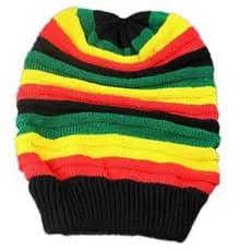 Gorro Unissex Rasta Knit Listrado Reggae Bob Marley| Venda Relâmpago ! Últimas Unidades GVTU