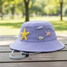 Chapéu Proteção UV Chapeu Infantil com Proteção Solar Menino e Menina Bebe Criança Praia Férias