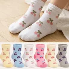 Kit 6 Pares Meia Infantil Anatômica Menino e Menina Ótima Qualidade e Confortável Kits com 3, 6 pares