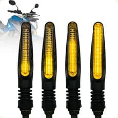 Kit Pisca Seta Led Palito Sequencial Esportivo Hornet Fazer Cb300 Xj6 Xre300 Titan Fan Bros Factor