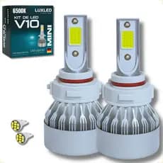 Kit de Lâmpadas Super Led V10 20000 Lúmens +T10 Alto Baixo Milha H1 H3 H4 H7 H11 H16 H27 HB3 HB4