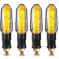 Kit 4 ou 2 Piscas Para Motos Universal / Fan 125 150 / CB300 / Xre 300 / Bros 150 160 Parafuso