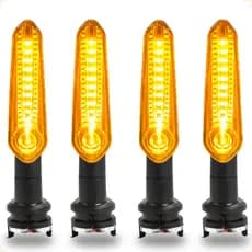 Kit Piscas Seta de Led Mt 03 07 09 Fazer Factor 150 Crosser Ybr 125 Xtz Xj6 Encaixe Coxim Direcional